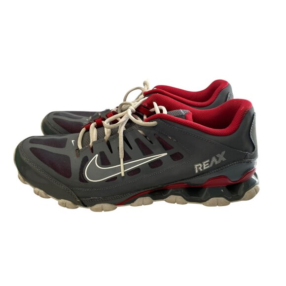 Nike Mens 12 Reax 8 TR Mesh Dark Grey Athletic Running Shoe Sports Outdoors Run - Picture 5 of 12